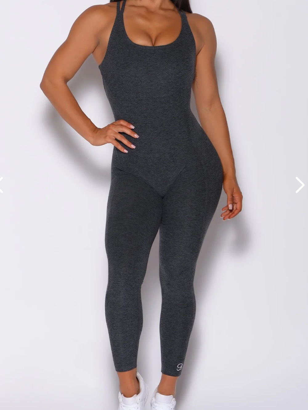 Bombshell Sportswear Form Bodysuit Charcoal